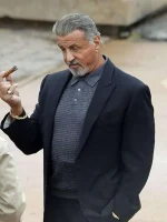 Sylvester Stallone Tulsa King Black Suit - Image 2