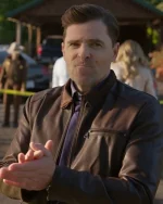 Nelly Knows Mysteries A Fatal Engagement Kavan Smith Brown Jacket - Image 3