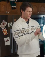A Very Vermont Christmas Ryan McPartlin Zip Sweater - Image 2