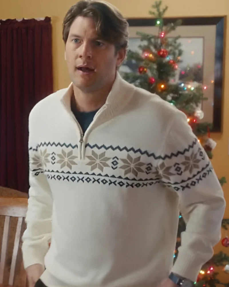 27a-very-vermont-christmas-ryan-mcpartlin-zip-sweater A Very Vermont Christmas Ryan McPartlin Zip Sweater - Image 1