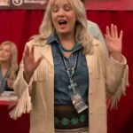 Adele Unstable Season 02 Fringe Leather Jacket