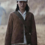 Young Ye Wenjie 3 Body Problem Brown Jacket