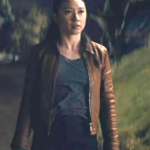 Jin Cheng 3 Body Problem Brown Leather Jacket
