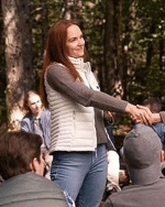 Morgan Kohan Sullivan’s Crossing White Puffer Vest - Image 2
