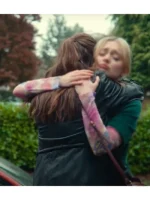 Maeve Wiley Sex Education S04 Leather Jacket - Image 4