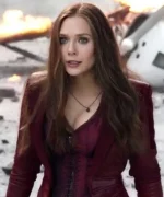 Wanda Maximoff Wandavision Leather Coat - Image 3