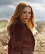 Wanda Maximoff Wandavision Leather Coat - Image 2