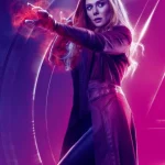 Wanda Maximoff Wandavision Leather Coat
