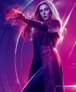 Wanda Maximoff Wandavision Leather Coat