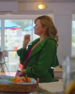 Alexa Crowe My Life is Murder S03 Green Trench Coat - Image 2