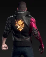 Night City Dreamer Black Bomber Jacket Cyberpunk 2077 - Image 2