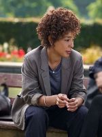 Movie Heart of Stone Sophie Okonedo Gray Blazer - Image 2