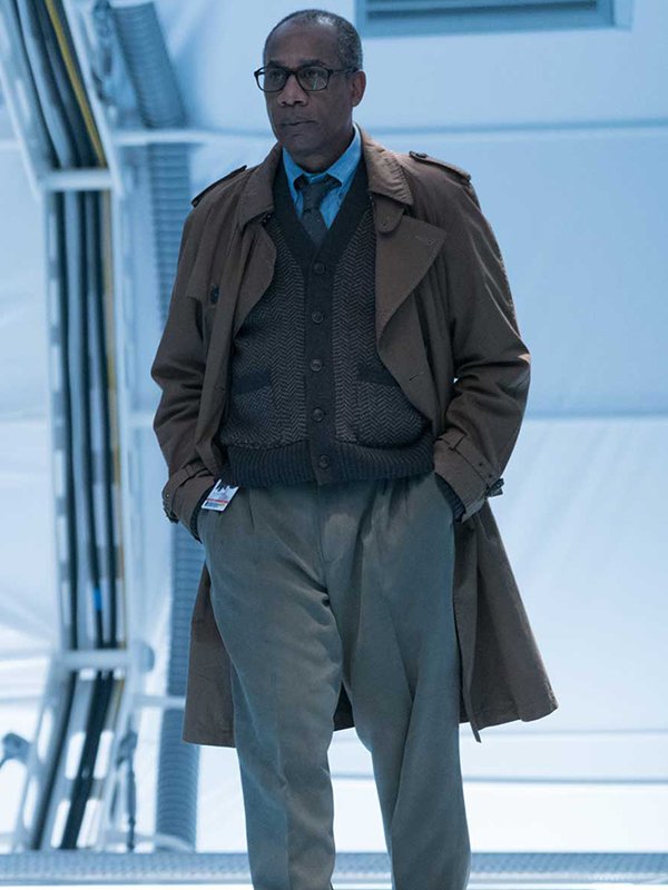 49justice-league-joe-morton-cotton-trench-coat Justice League Joe Morton Cotton Trench Coat - Image 1