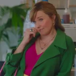 Alexa Crowe My Life is Murder S03 Green Trench Coat