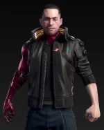 Night City Dreamer Black Bomber Jacket Cyberpunk 2077