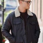 Dashing Home for Christmas Adrian Spencer Leather Jacket