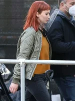 Jennifer Lawrence Don’t Look Up Quilted Bomber Jacket - Image 2