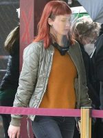 Jennifer Lawrence Don’t Look Up Quilted Bomber Jacket - Image 3