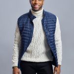 A Winter Getaway Joe Franklin Blue Puffer Vest