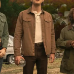 Lewis Pullman Salem’s Lot 2024 Brown Jacket