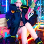 Cyberpunk 2077 Edgerunners Rebecca Cosplay Jacket