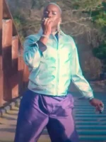 Sex Education S04 Eric Effiong Silver Jacket - Image 3