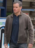 Jason Bourne Matt Damon Leather Jacket - Image 3