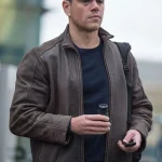Jason Bourne Matt Damon Leather Jacket