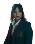 Jenna Ortega Beetlejuice Beetlejuice 2024 Uniform Blazer - Image 2