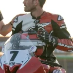 K.j. Apa One Fast Move 2024 Racer Leather Jacket