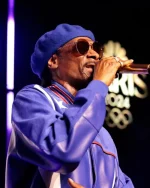 Paris 2024 Olympics Snoop Dogg Purple Bomber Jacket - Image 2