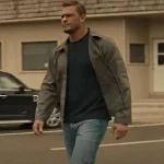 Reacher S02 Jack Reacher Grey Cotton Jacket