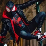 Spider Man Across The Spider-verse Miles Morales Black Jacket