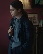 The Jetty 2024 Jenna Coleman Black Coat - Image 3
