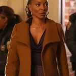 Gabi Mosely Found Season 02 Brown Wool Coat