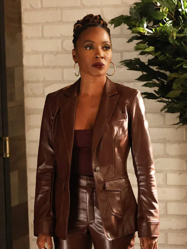 13gabi-mosely-found-season-02-leather-blazer Gabi Mosely Found Season 02 Leather Blazer - Image 1
