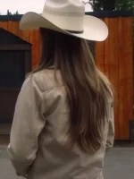 Amy Fleming Heartland S016 Beige Jacket - Image 2