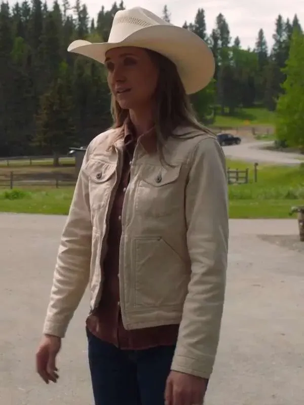 15amy-fleming-heartland-s016-beige-jacket Amy Fleming Heartland S016 Beige Jacket - Image 1