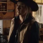 Heartland S16 Amy Fleming Brown Cotton Vest