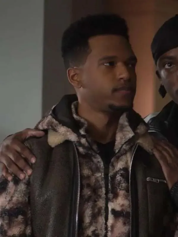 16power-book-ii-ghost-dru-tejada-leather-vest Power Book II Ghost Dru Tejada Leather Vest - Image 1