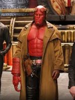 Ron Perlman Demon Hellboy Leather Trench Coat