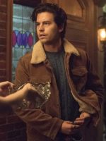 Riverdale Season 5 Jughead Jones Brown Shearling Jacket - Image 3