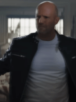 Jason Statham The Expendables 4 Black Leather Jacket - Image 2