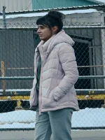 THE UMBRELLA ACADEMY S04 LILA PITTS PUFFER JACKET - Image 2