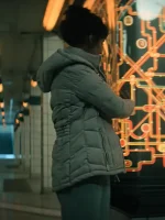 THE UMBRELLA ACADEMY S04 LILA PITTS PUFFER JACKET - Image 3