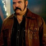 Hemky Madera Queen of the South Pote Galvez Brown Leather Jacket