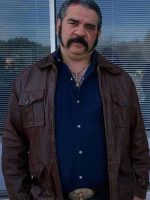 Hemky Madera Queen of the South Pote Galvez Brown Leather Jacket - Image 2