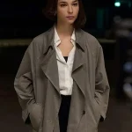 Citadel Diana Matilda De Angelis Grey Trench Coat