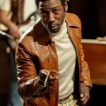 Saturday Night Lamorne Morris Brown Leather Jacket