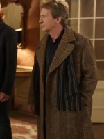 Only Murders In The Building S02 Oliver Putnam Plaid Coat